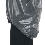 Equestro Windproof And Water-Repellent Unisex Overcoat #colour_black