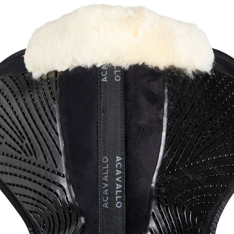 Acavallo Pad Mf-S Jccs-S Cw-Cs Suede Cut-Out Sheepskin Gel Grip Flat
#colour_black-natural