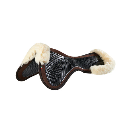 Acavallo Pad SP JCCS CW-CS Suede Cut-Out Sheepskin Twin Sided Gel Flat #colour_brown-natural