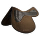 Acavallo Twin Sided Jumping Numnah Saddle Pad Gel Classic #colour_brown