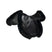 Acavallo Saddle Pad JS-S CW-CS Cut-Out Numnah Twin Sided Gel Grip #colour_black-black