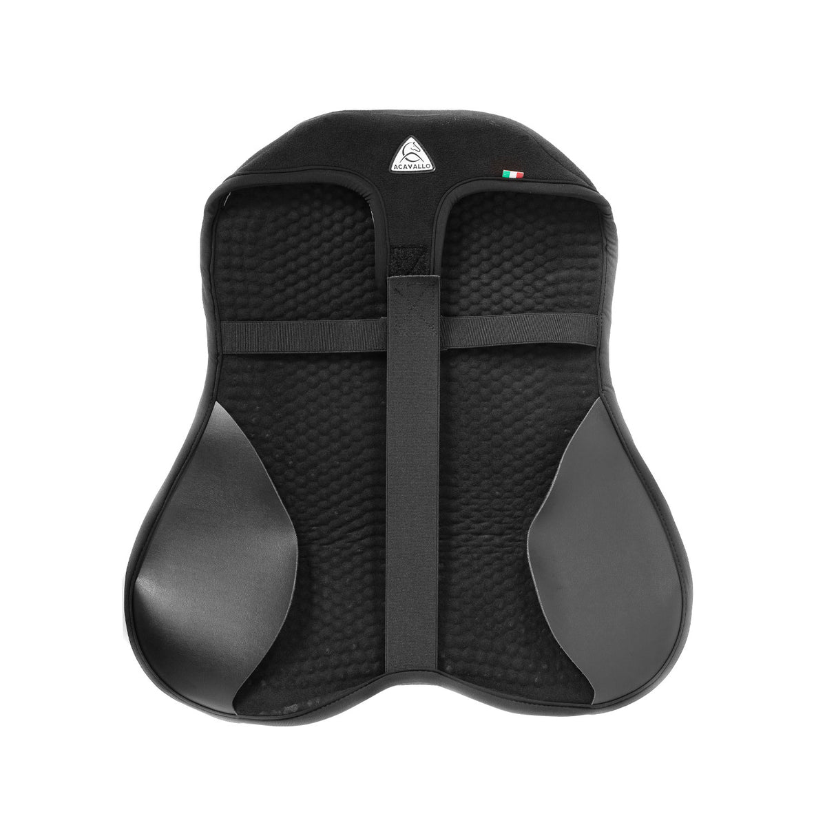 Acavallo Standard Seat Saver Jumping Classic Gel-Out Dri-Lex 20mm #colour_black