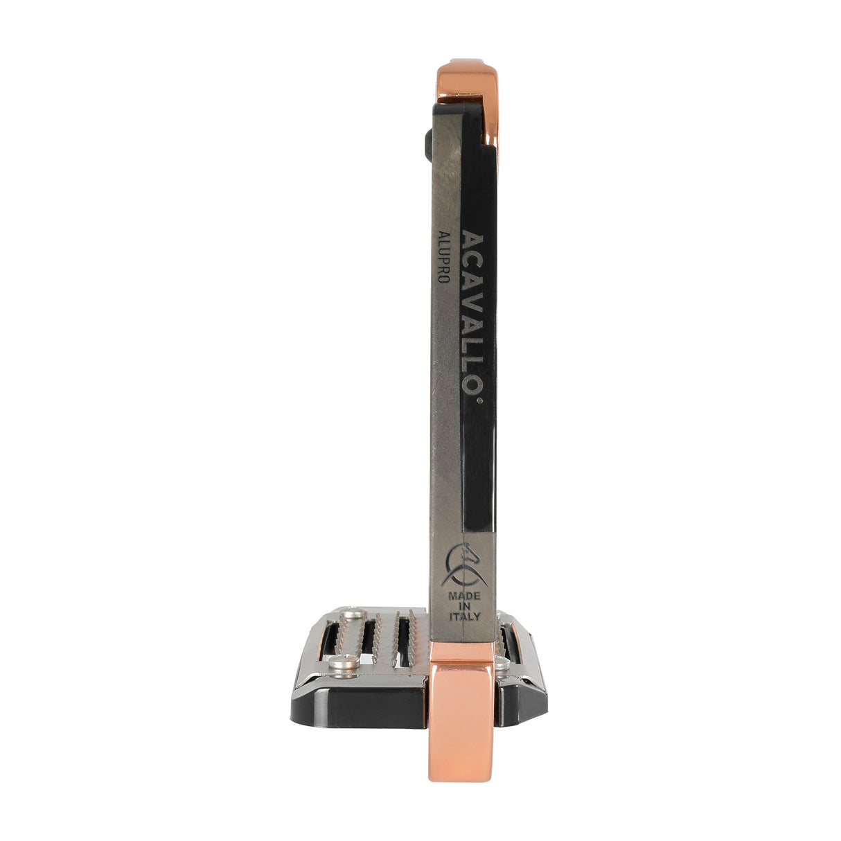 Acavallo Arena Alupro Stirrups #colour_rose-gold