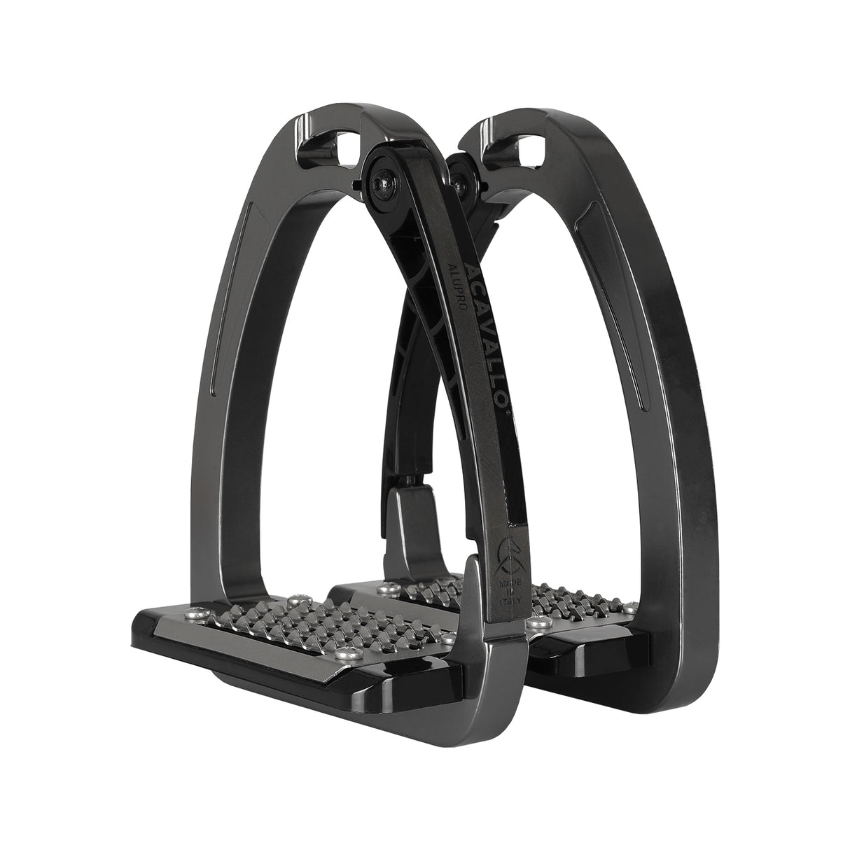 Acavallo Arena Alupro Stirrups #colour_titanium