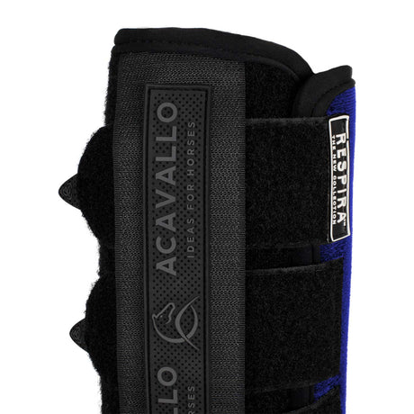 Acavallo Respira Hind Boots Neoprene Classic Gel #colour_blue