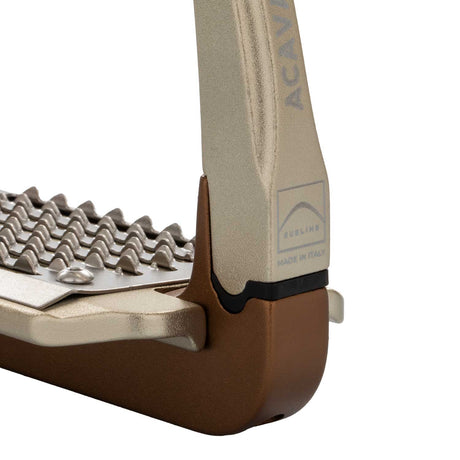 Acavallo Rel-X 180 Stirrups #colour_golden-brown