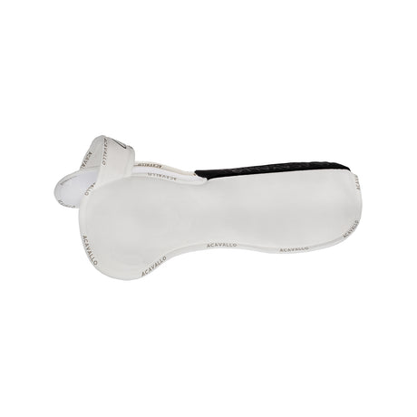 Acavallo Piuma Pad WFS Pocket Suede Front & Rear Riser #colour_white