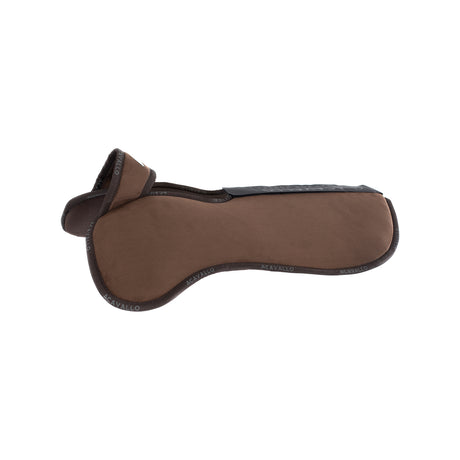 Acavallo Piuma Pad WFS Pocket Suede Front & Rear Riser #colour_brown