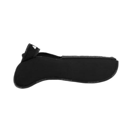 Acavallo Piuma Pad WFS Pocket Suede Front & Rear Riser #colour_black