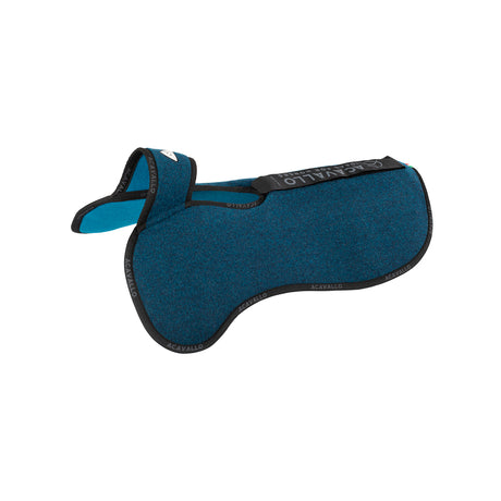 Acavallo Pad Piuma WFS Pocket Double Felt Front Riser #colour_blue