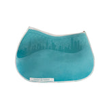 Acavallo Special Edition Saddle Pad JS CW-3Ds Louvre & Bamboo Silicone Grip #colour_blue