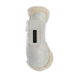 Acavallo Jumping Tendon Boots Faux Sheepskin & Hook-And-Loop Closure
