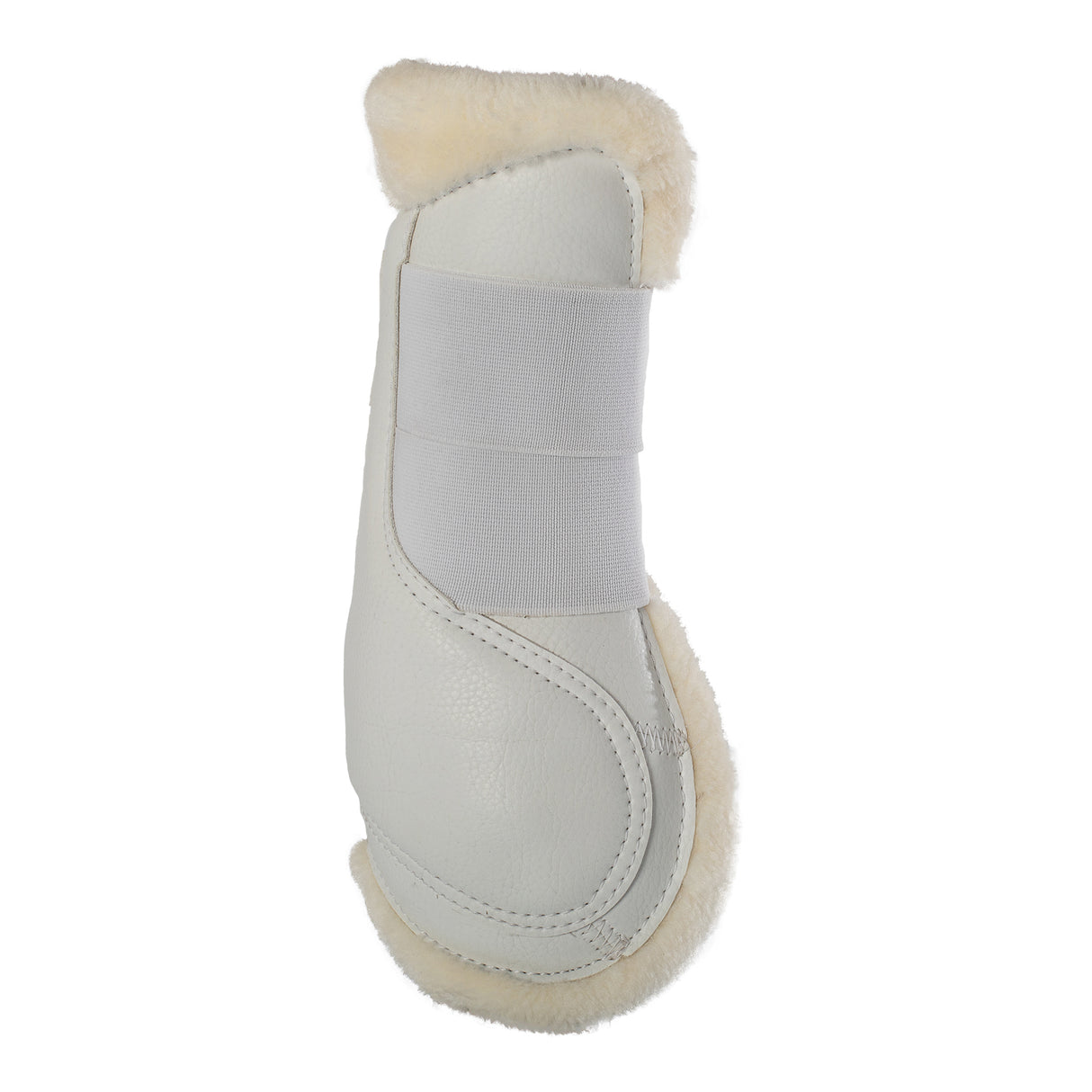 Acavallo Jumping Tendon Boots Faux Sheepskin & Hook-And-Loop Closure