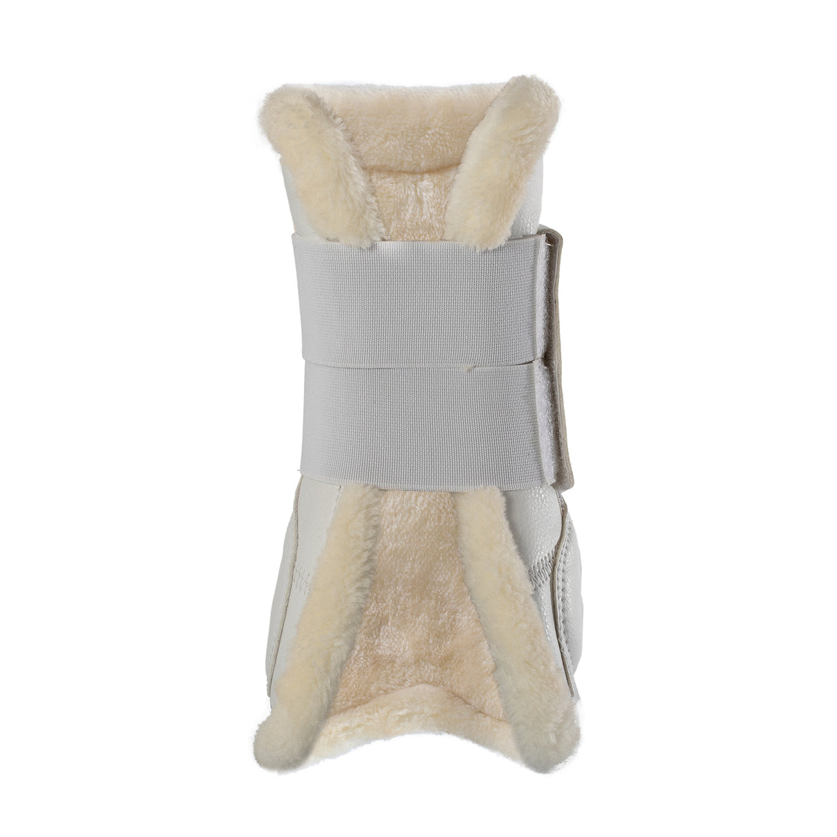 Acavallo Jumping Tendon Boots Faux Sheepskin & Hook-And-Loop Closure
