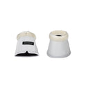 Acavallo Eco-Leather Bell Boots Faux Sheepskin & Hook-And-Loop Closure #colour_white