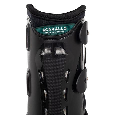 Anatomical hind dressage boots