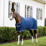 Horseware Ireland Amigo Jersey Cooler #colour_navy-titanium-grey-silver