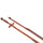 Equestro Leather And Rubber Reins For English Bridle #colour_cognac