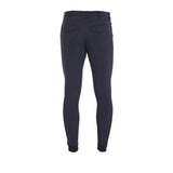 Equestro Men's Slim Fit Grip Breeches With Logo #colour_blue