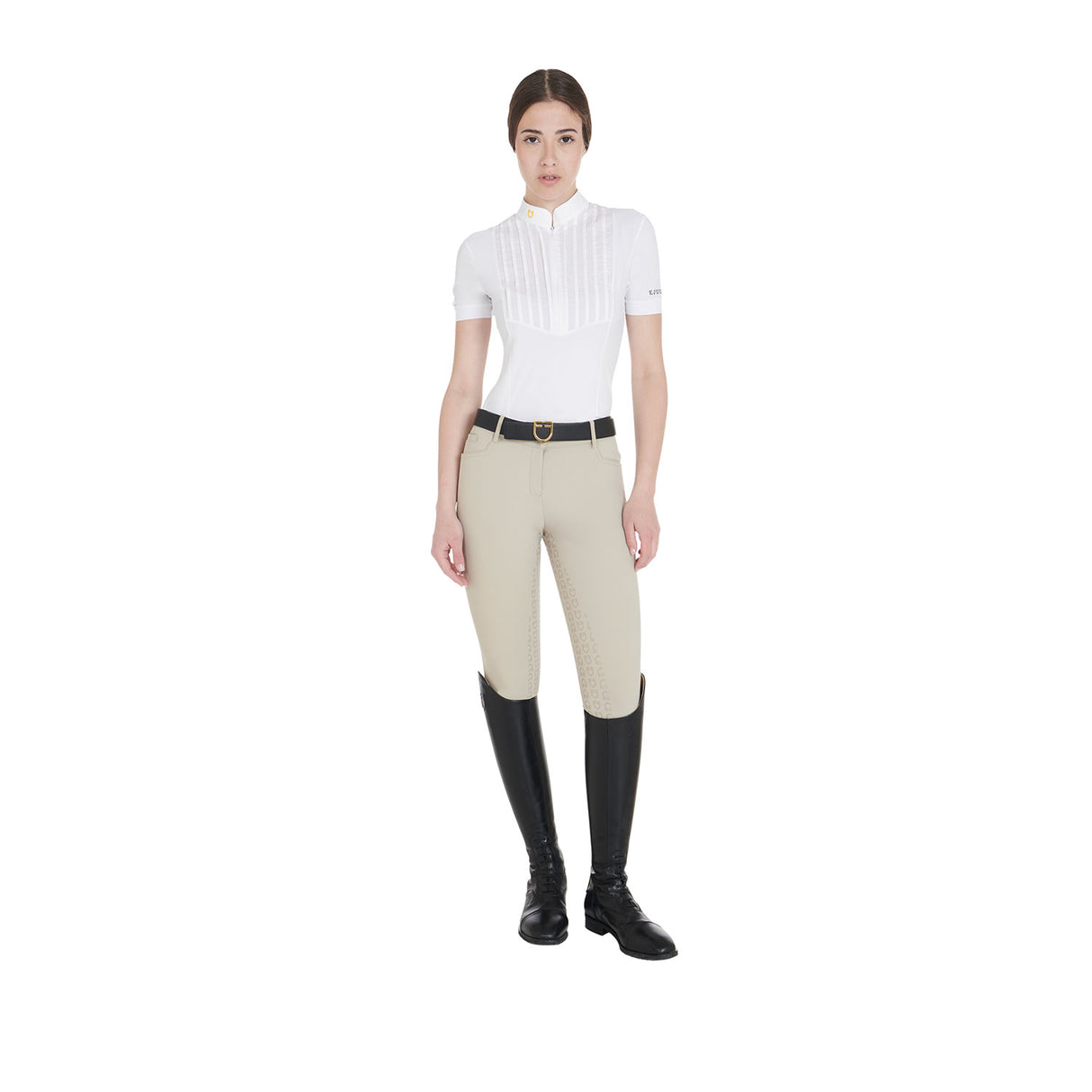 Equestro Women's Full Grip Slim Fit Breeches