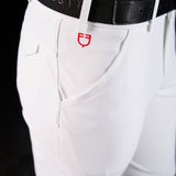 Equestro Equestro Ridertechnology Men's Slim Fit Breeches Heat-Sealed Seams