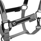 Equestro Durable Fleece Halter #colour_grey