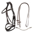 Anatomical bridle with curved noseband