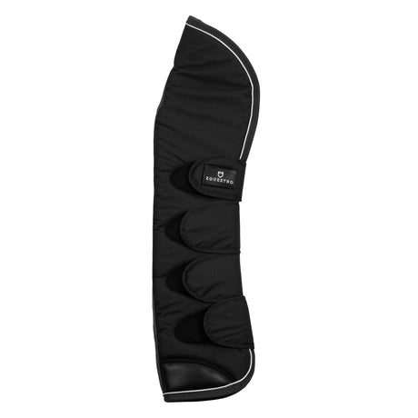 Equestro Travelling Boots Set And Tail Guard With Rubber Patch #colour_black