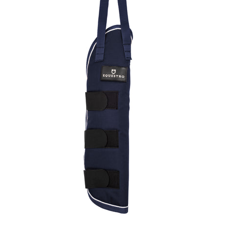 Equestro Travelling Boots Set And Tail Guard With Rubber Patch #colour_blue