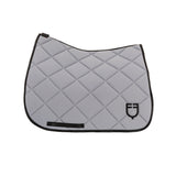 Dressage saddle pad technical fabric with logo