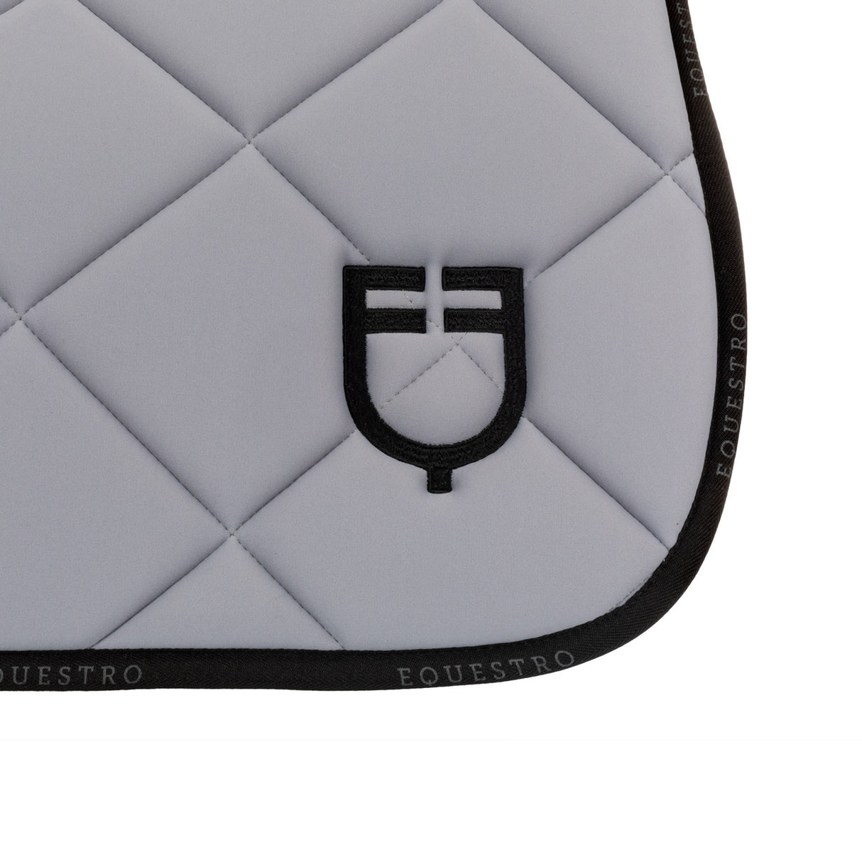 Dressage saddle pad technical fabric with logo