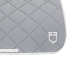 Dressage saddle pad technical fabric with logo