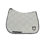 Dressage saddle pad technical fabric with logo