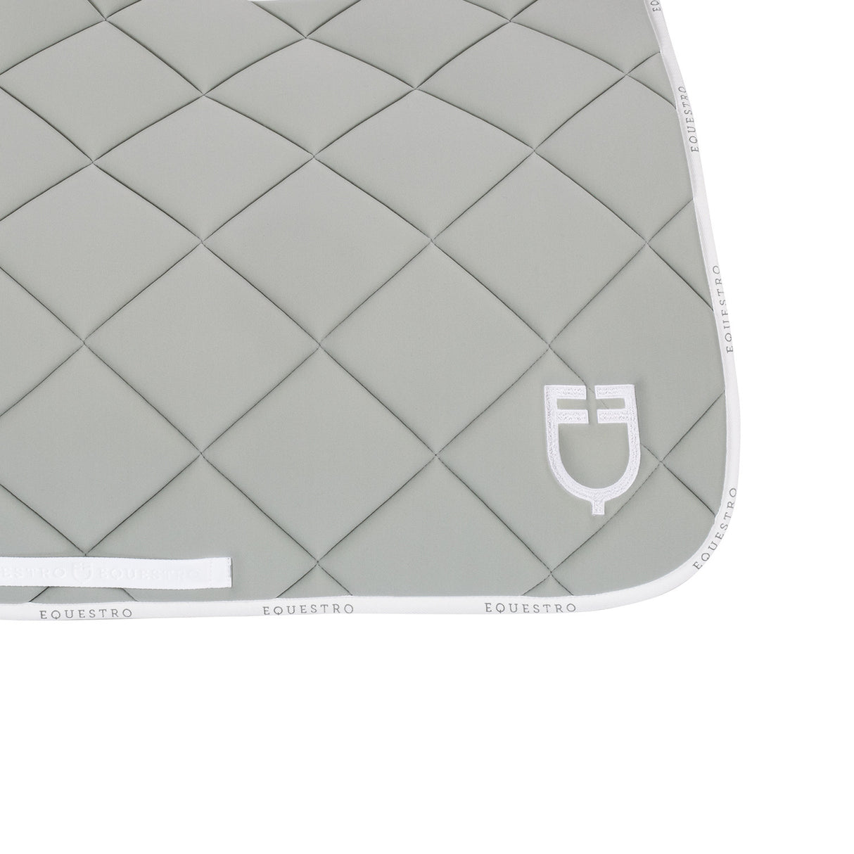 Dressage saddle pad technical fabric with logo