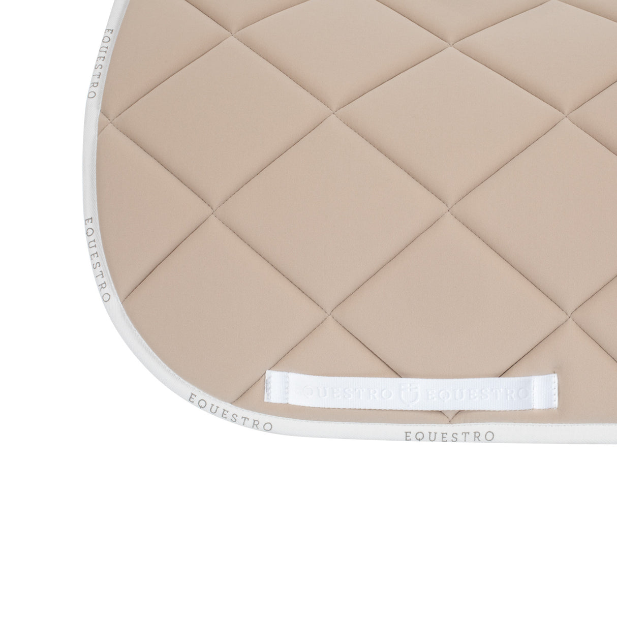 Dressage saddle pad technical fabric with logo
