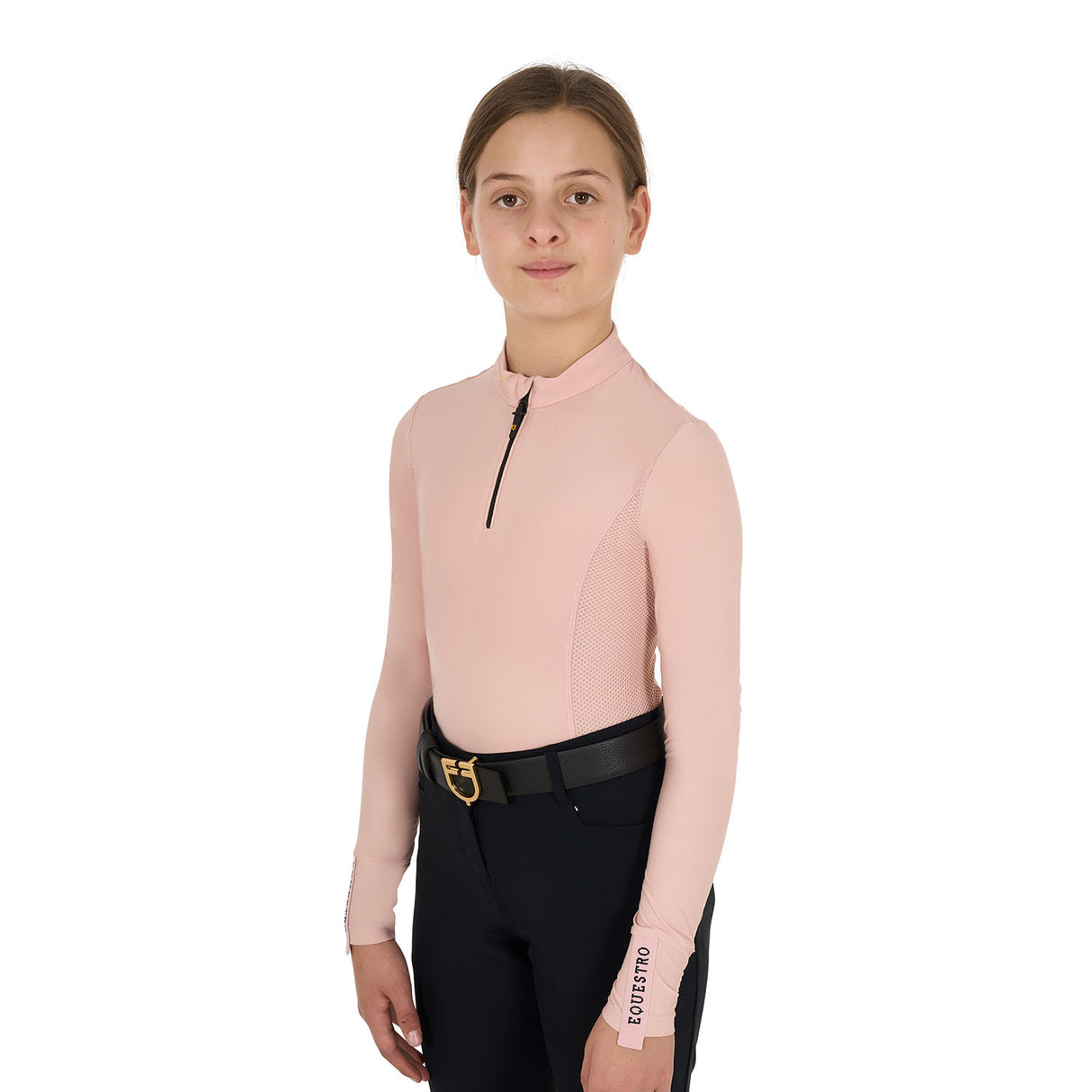 Girls' long-sleeved training base layer