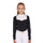 Equestro Girls' Slim Fit Competiton Polo Shirt Rhinestones #colour_black