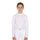 Equestro Girls' Slim Fit Competiton Polo Shirt Rhinestones #colour_white