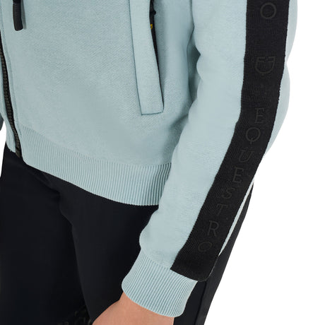 Equestro Girls' Full Zip Sweatshirt Inner Fleece #colour_grey