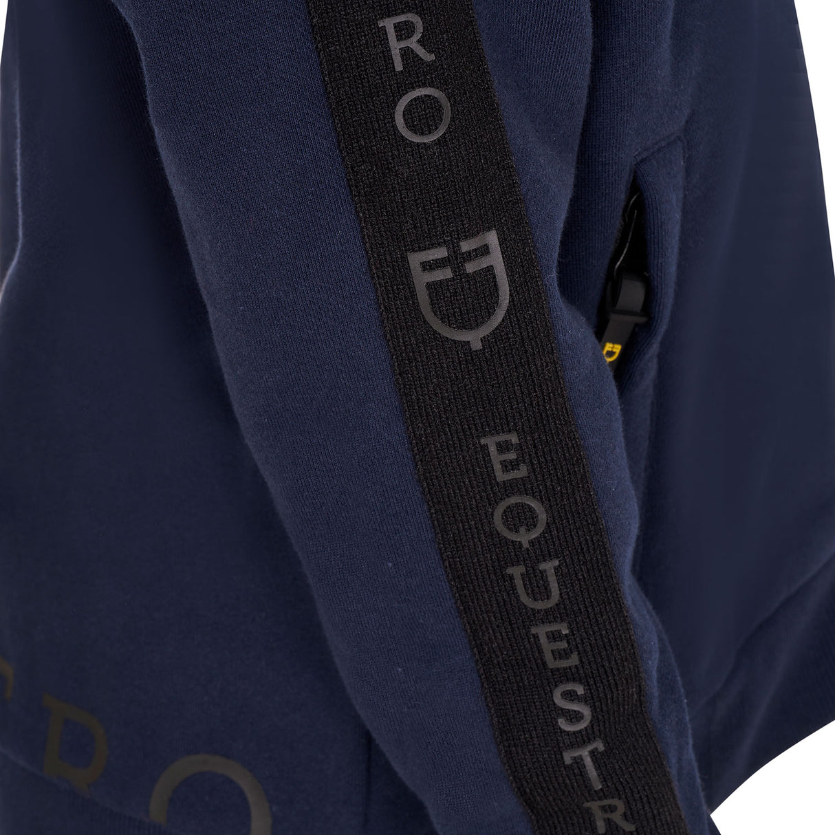 Equestro Girls' Full Zip Sweatshirt Inner Fleece #colour_blue