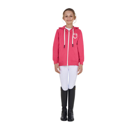 Girls' hoodie with front zip