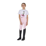 Equestro Girls' So Lovely Cotton T-Shirt #colour_white