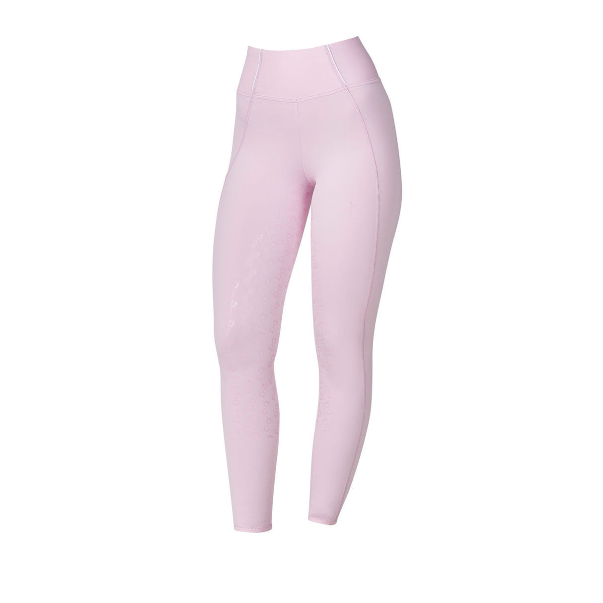 Equestro Girls' Slim Fit Grip Leggings With Logo