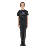 Kids' unisex Horse Jump Glossy cotton T-shirt