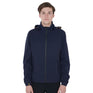 Equestro Men's Three-Layer Technical Raincoat #colour_blue