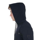 Equestro Men's Full Zip Interlock Sweatshirt #colour_blue