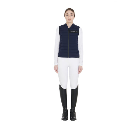 Women's vest in windproof technical fabric