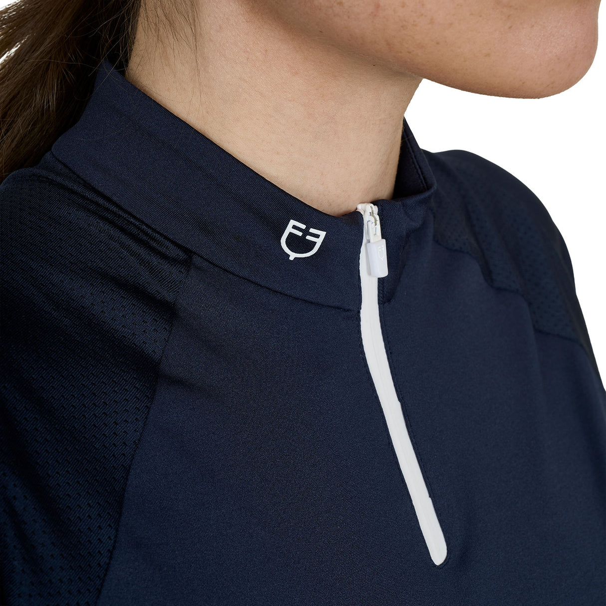 Equestro Women's Slim Fit Technical Training Polo Shirt