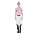 Equestro Women's Slim Fit Technical Training Polo Shirt