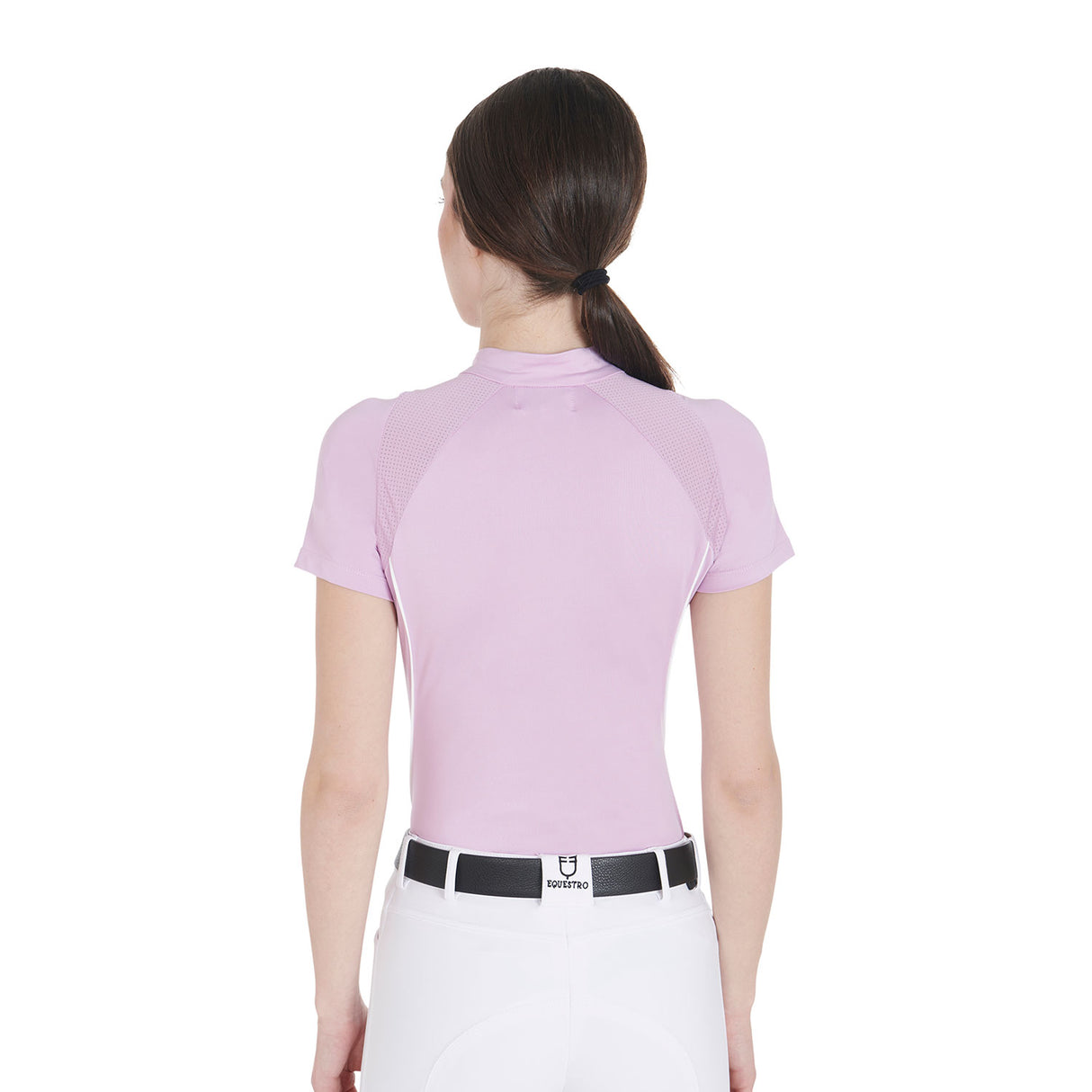 Equestro Women's Slim Fit Technical Training Polo Shirt